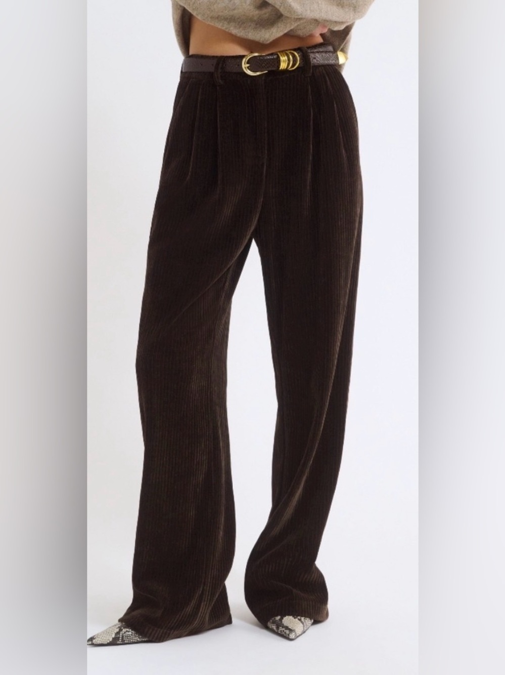 Rumored Simon High-Rise Corduroy Pants